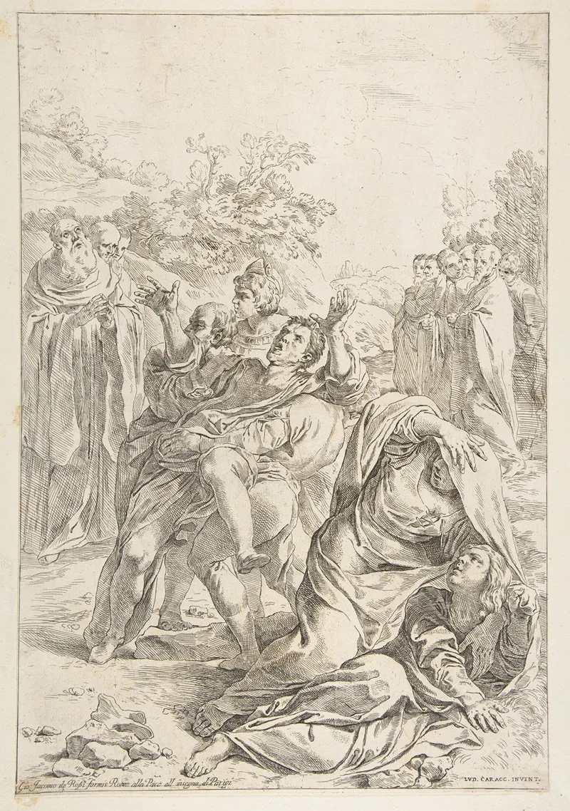 Saint Benedict Exorcising A Demon