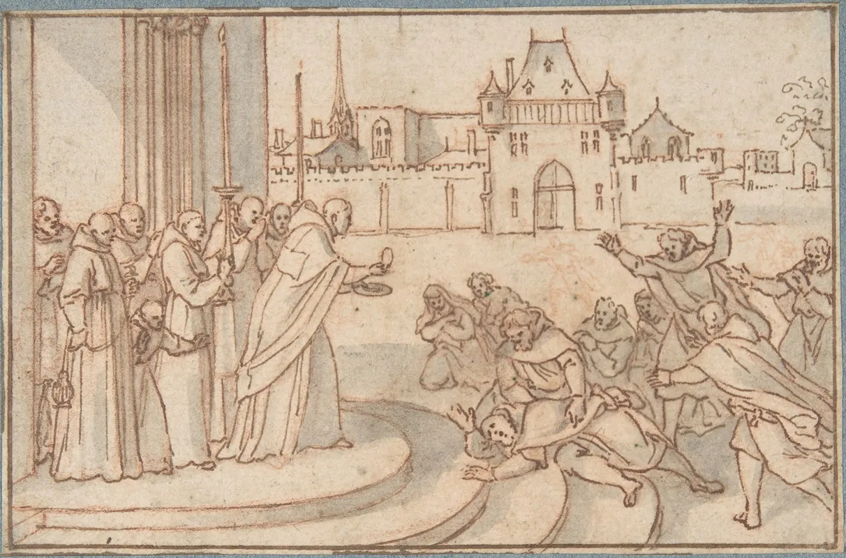 Saint Bernard Presenting The Host To Guillaume X Duc De Guyenne
