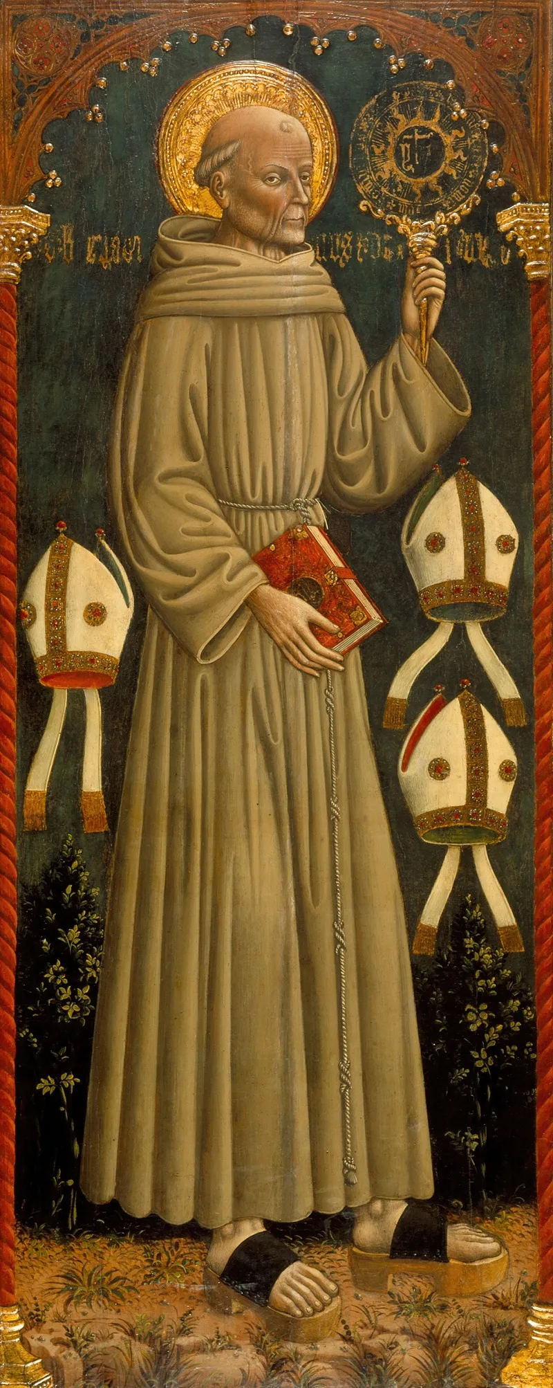 Saint Bernardino Of Siena Wall Art by Dario di Giovanni - High-Resolution Digital Print