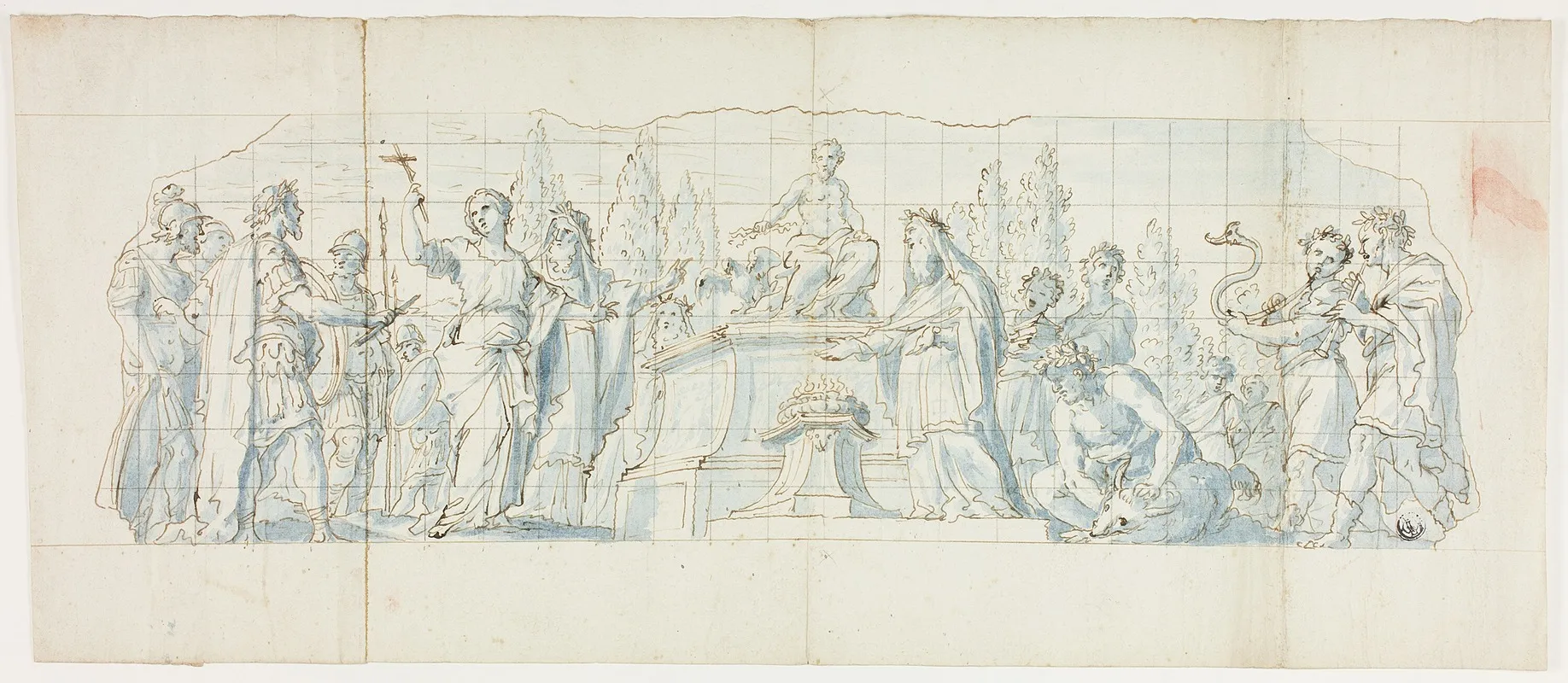 Saint Bibiana Refusing To Sacrifice To Jupiter Wall Art by Antonio Grano - High-Resolution Digital Print