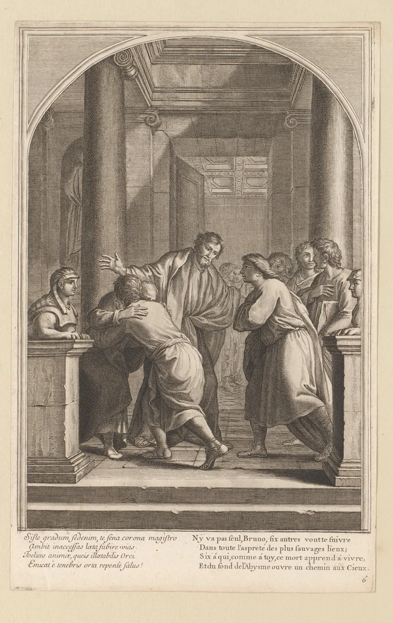 Saint Bruno And Some Of His Disciples Renounce The World