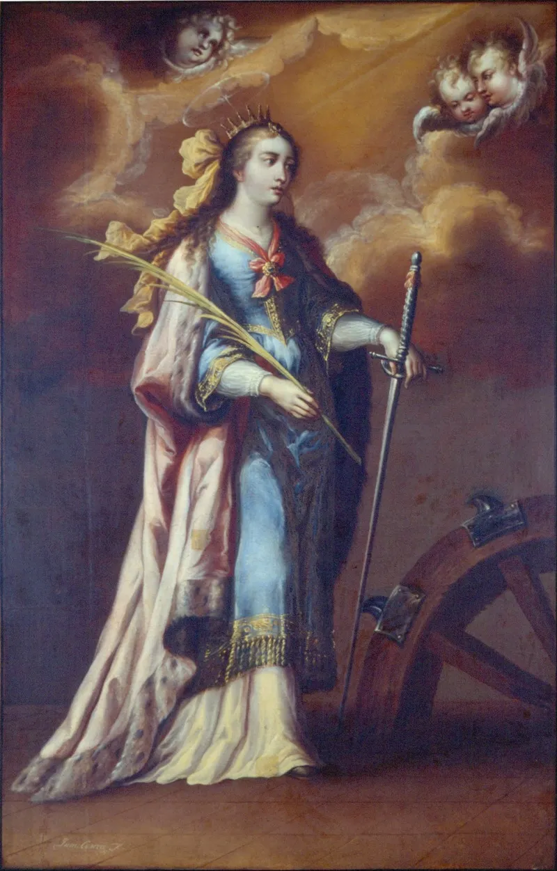 Saint Catherine Of Alexandria 10 Wall Art by Juan Correa - High-Resolution Digital Print