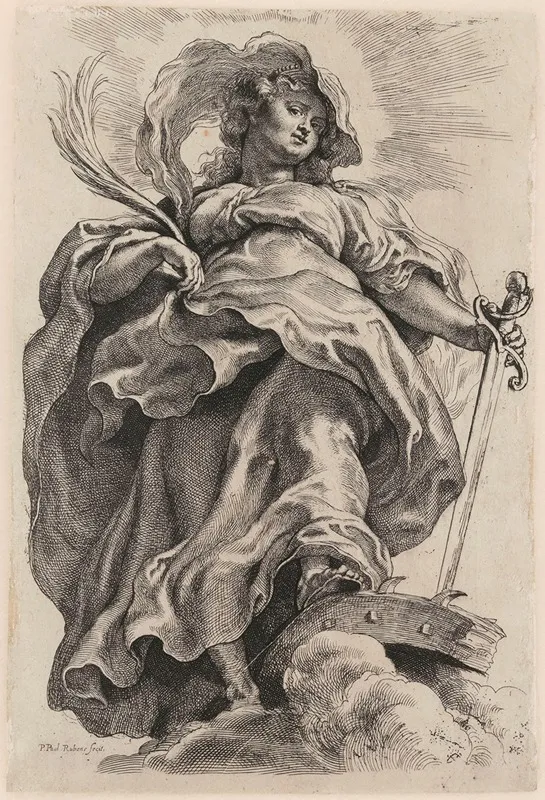 Saint Catherine Of Alexandria 11 Wall Art by Peter Paul Rubens - High-Resolution Digital Print