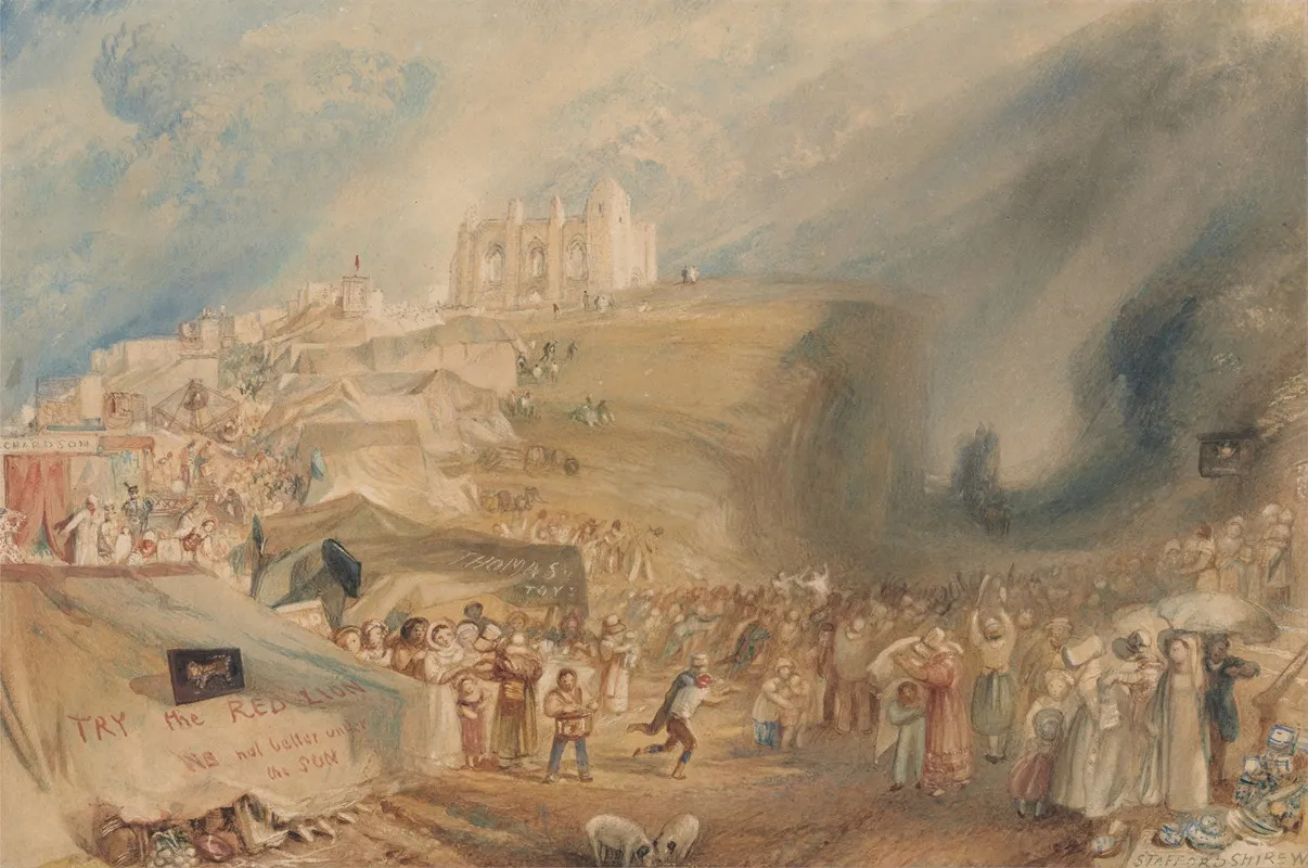 Saint Catherines Hill Guildford Surrey Wall Art by Joseph Mallord William Turner - High-Resolution Digital Print