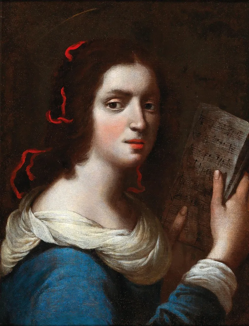 Saint Cecilia 10 Wall Art by Giovanni Martinelli - High-Resolution Digital Print