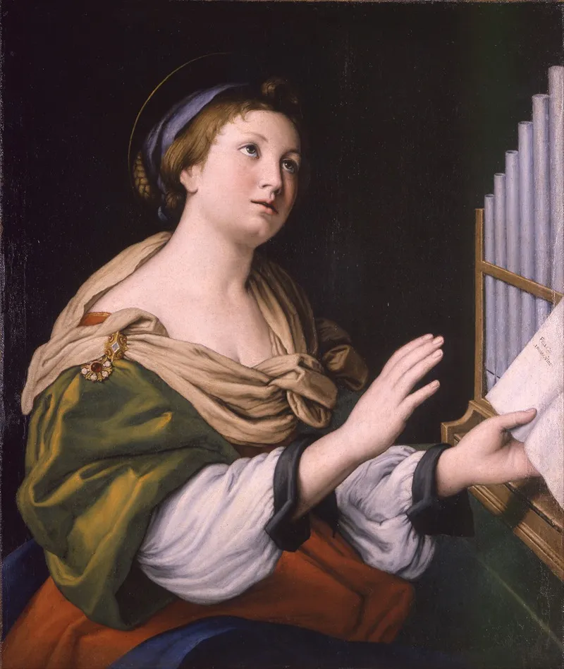 Saint Cecilia 19 Wall Art by Giovanni Battista Salvi da Sassoferrato - High-Resolution Digital Print