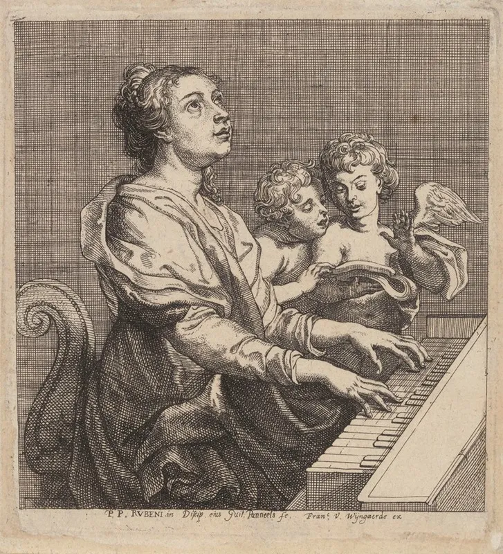 Saint Cecilia 23 Wall Art by Peter Paul Rubens - High-Resolution Digital Print