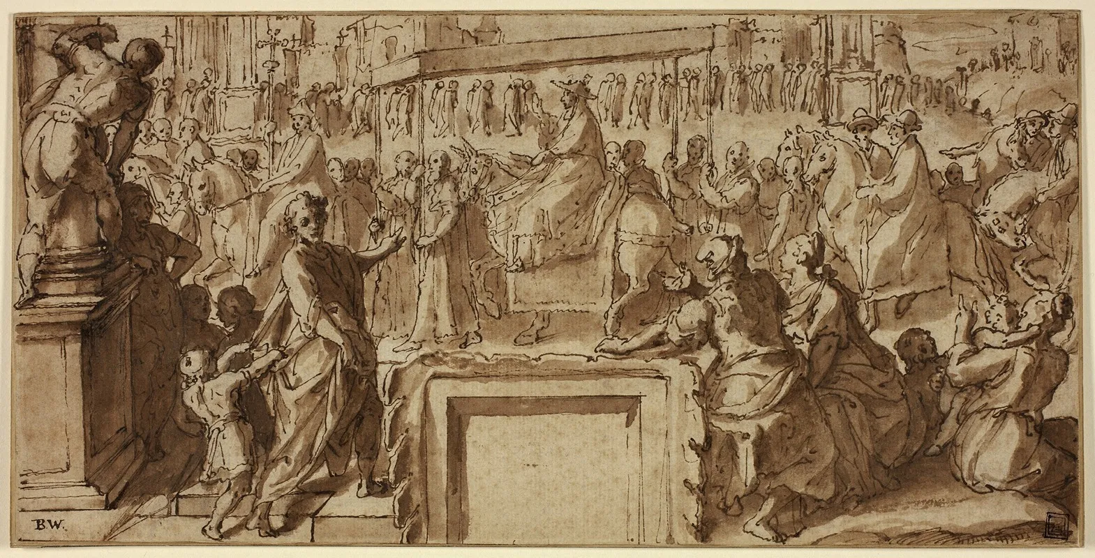 Saint Charles Borromeo Entering The Town Of Pavia