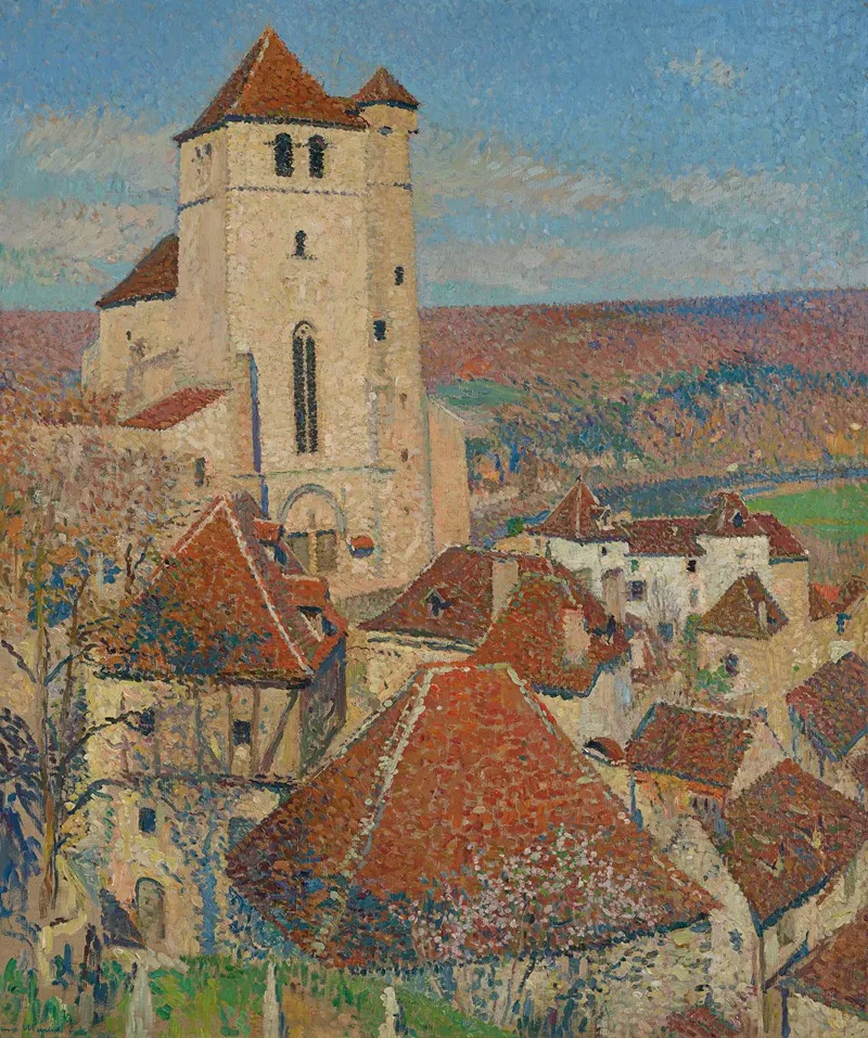 Saint Cirq Lapopie 2 Wall Art by Henri Martin - High-Resolution Digital Print
