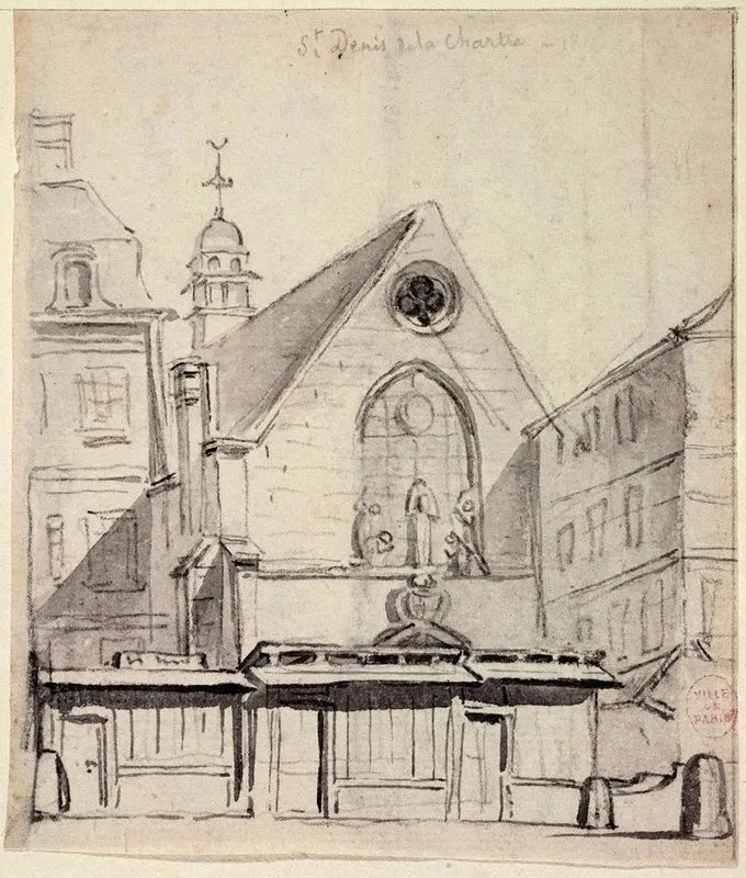 Saint Denis De La Chatre Wall Art by Alfred Bonnardot - High-Resolution Digital Print