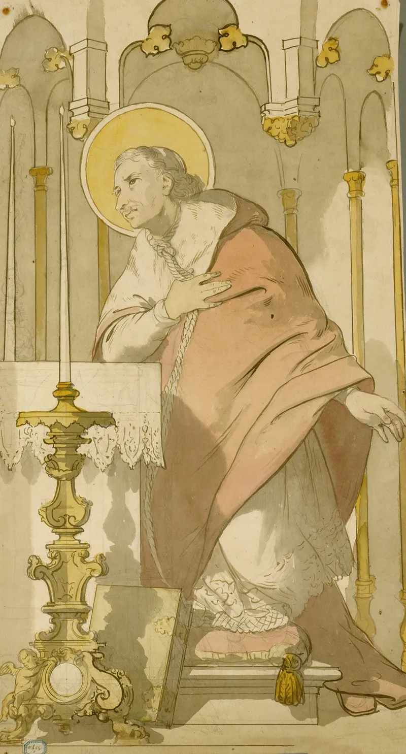 Saint Ecclesiastique En Priere