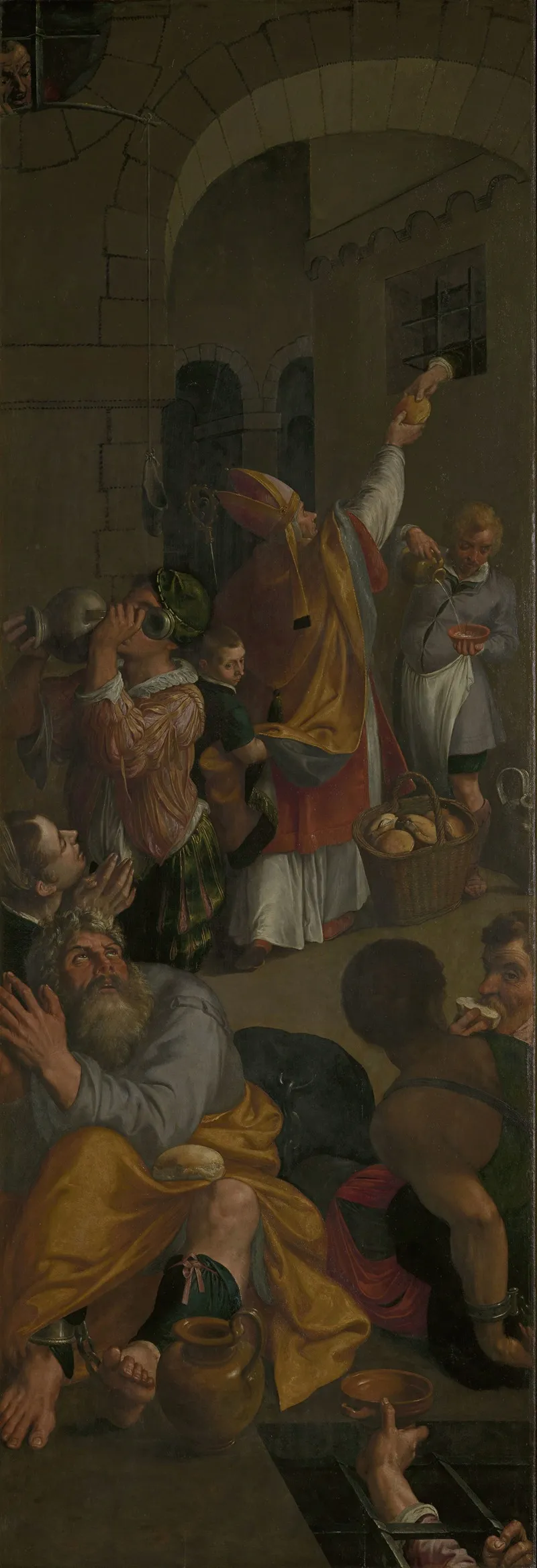 Saint Eligius Of Noyon Visits The Prisoners