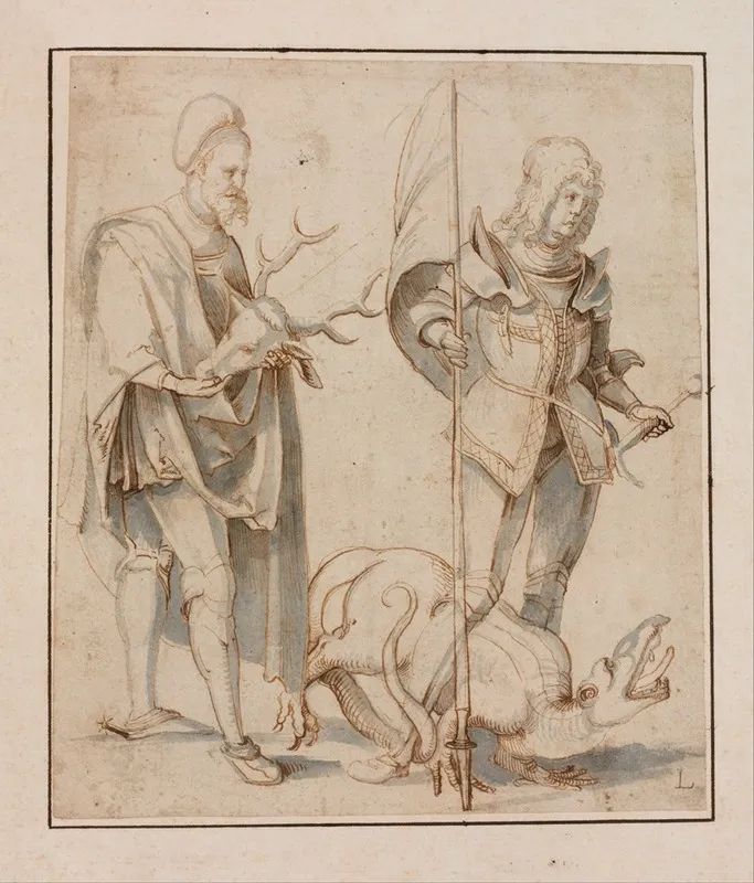Saint Eustace And Saint George