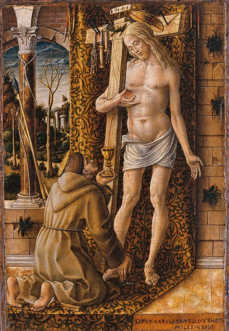 Saint Francis Collecting The Blood Of Christ