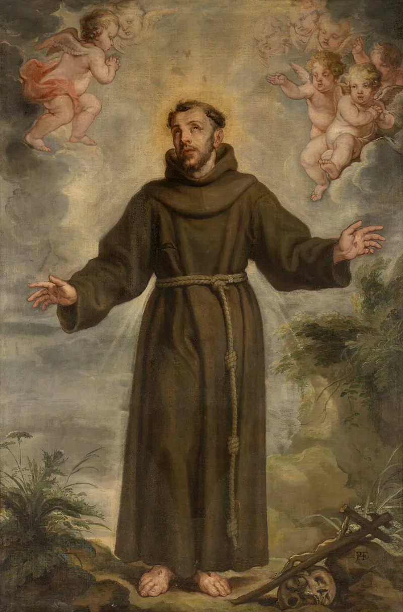 Saint Francis Of Assisi 4 Wall Art by Philip Fruytiers - High-Resolution Digital Print