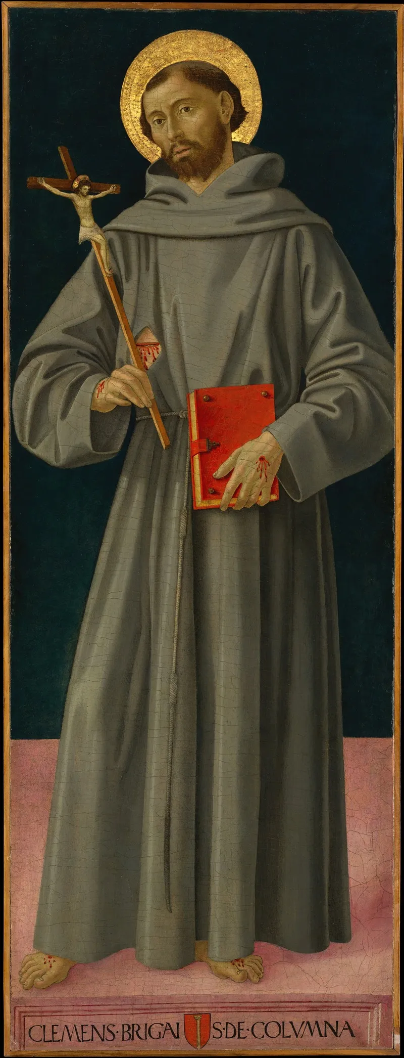 Saint Francis Of Assisi Wall Art by Antoniazzo Romano - High-Resolution Digital Print