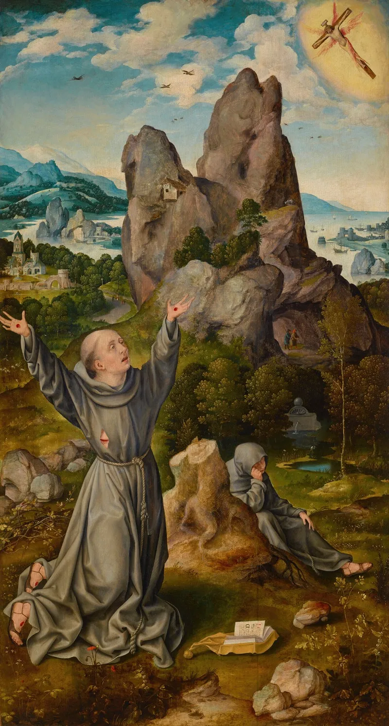 Saint Francis Receiving The Stigmata 10 Wall Art by Joos Van Cleve - High-Resolution Digital Print