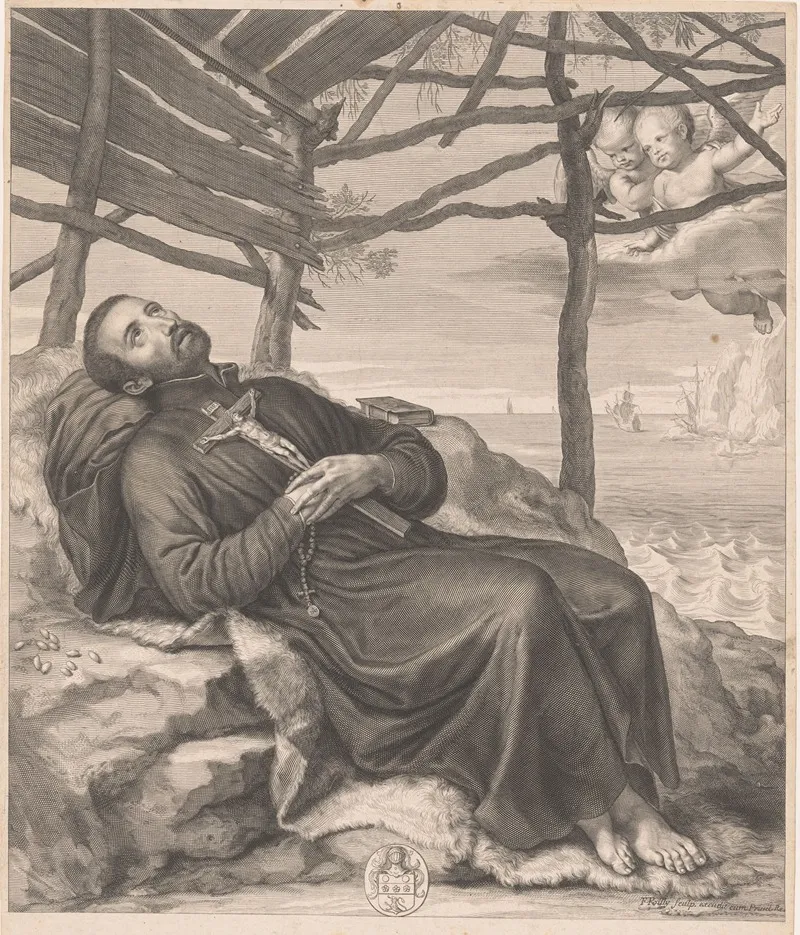 Saint Francis Xavier 2 Wall Art by Francois de Poilly - High-Resolution Digital Print