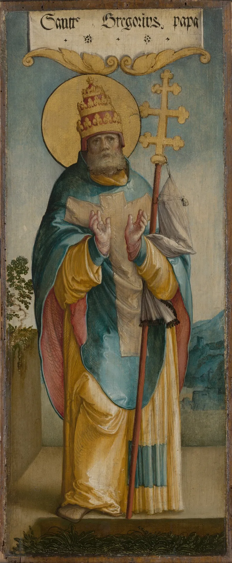 Saint Gregory The Great Wall Art by Peter Strüb the Younger (Master of Messkirch) - High-Resolution Digital Print