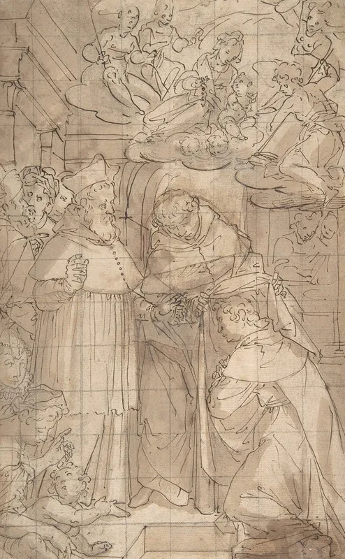 Saint Hyacinth Receiving The Dominican Habit