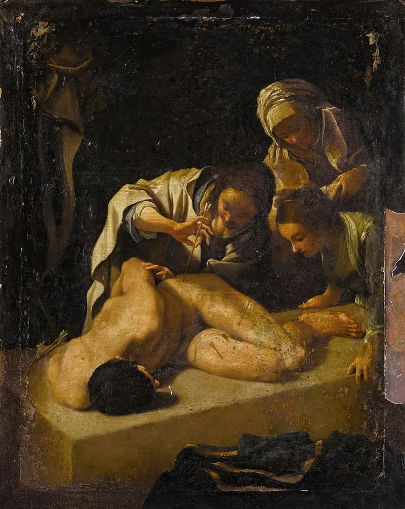 Saint Irene Tending Saint Sebastian