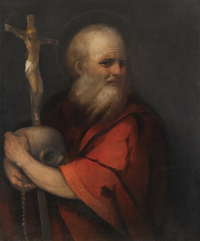 Saint Jerome 11 Wall Art by Dosso Dossi - High-Resolution Digital Print