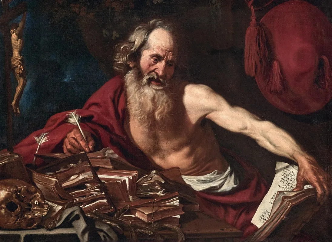 Saint Jerome 19 Wall Art by Joost Van de Hamme - High-Resolution Digital Print