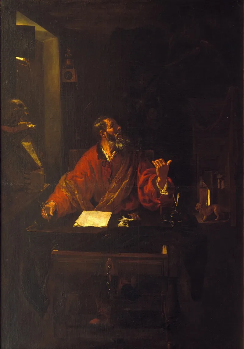 Saint Jerome 37 Wall Art by Juan Ribalta - High-Resolution Digital Print
