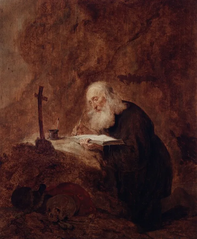 Saint Jerome 3 Wall Art by Jan Olis - High-Resolution Digital Print