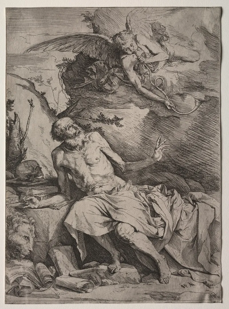 Saint Jerome 44 Wall Art by Jusepe de Ribera - High-Resolution Digital Print