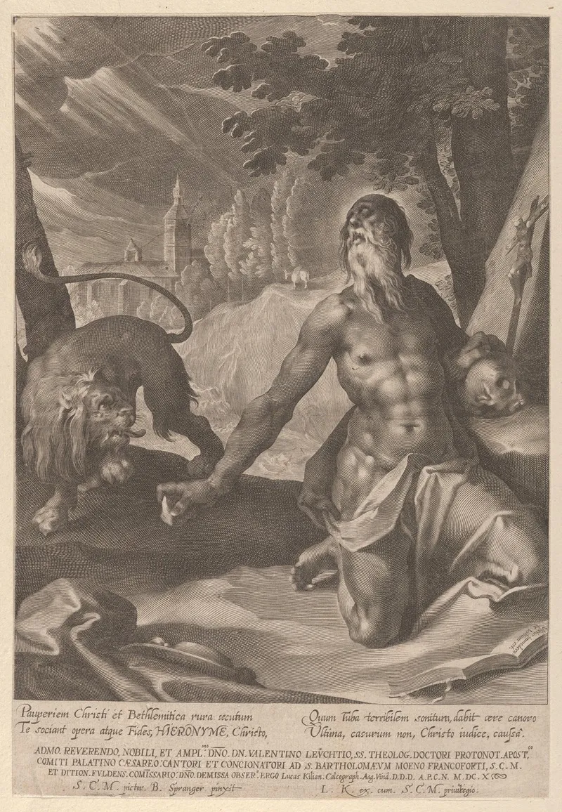 Saint Jerome In The Desert 5