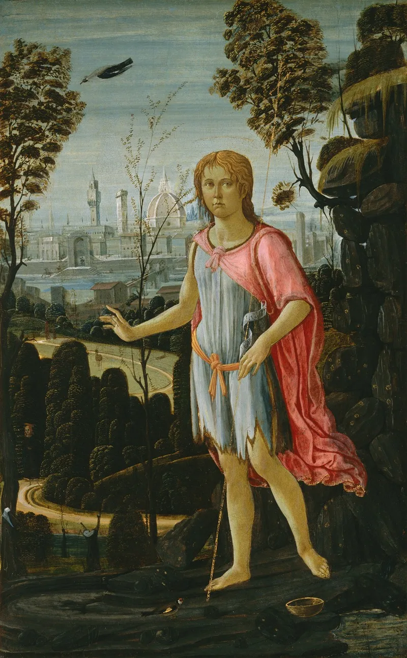 Saint John The Baptist 13 Wall Art by Jacopo del Sellaio - High-Resolution Digital Print