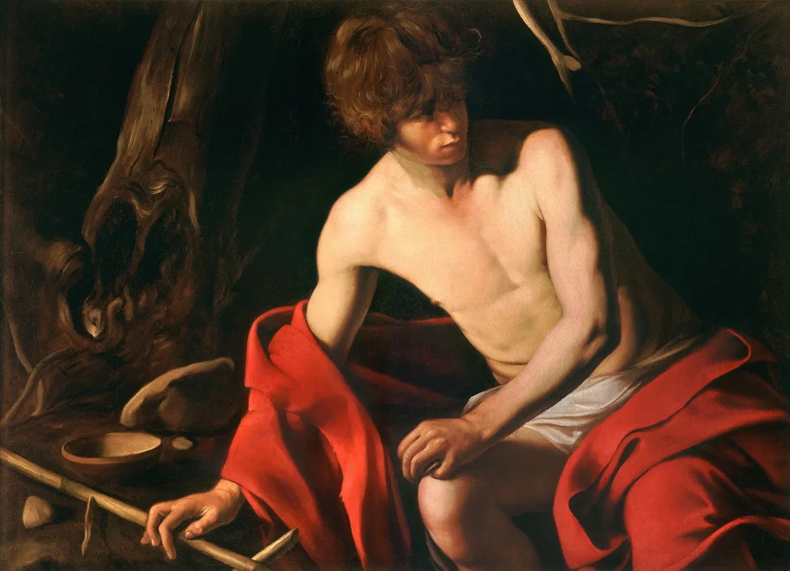 Saint John The Baptist 16 Wall Art by Caravaggio - High-Resolution Digital Print