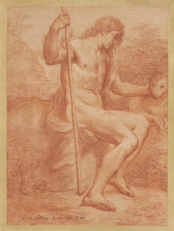 Saint John The Baptist 20 Wall Art by Filippo Evangelisti - High-Resolution Digital Print