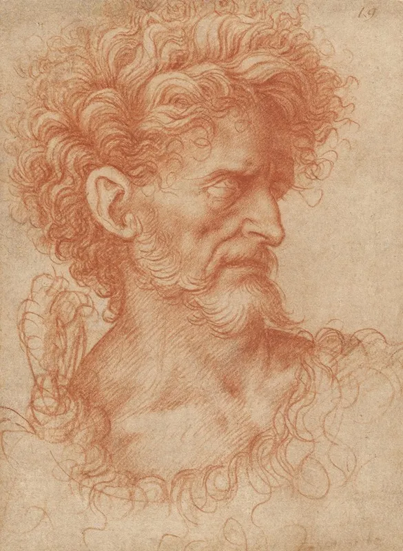 Saint John The Baptist 21 Wall Art by Giovanni Agostino da Lodi - High-Resolution Digital Print