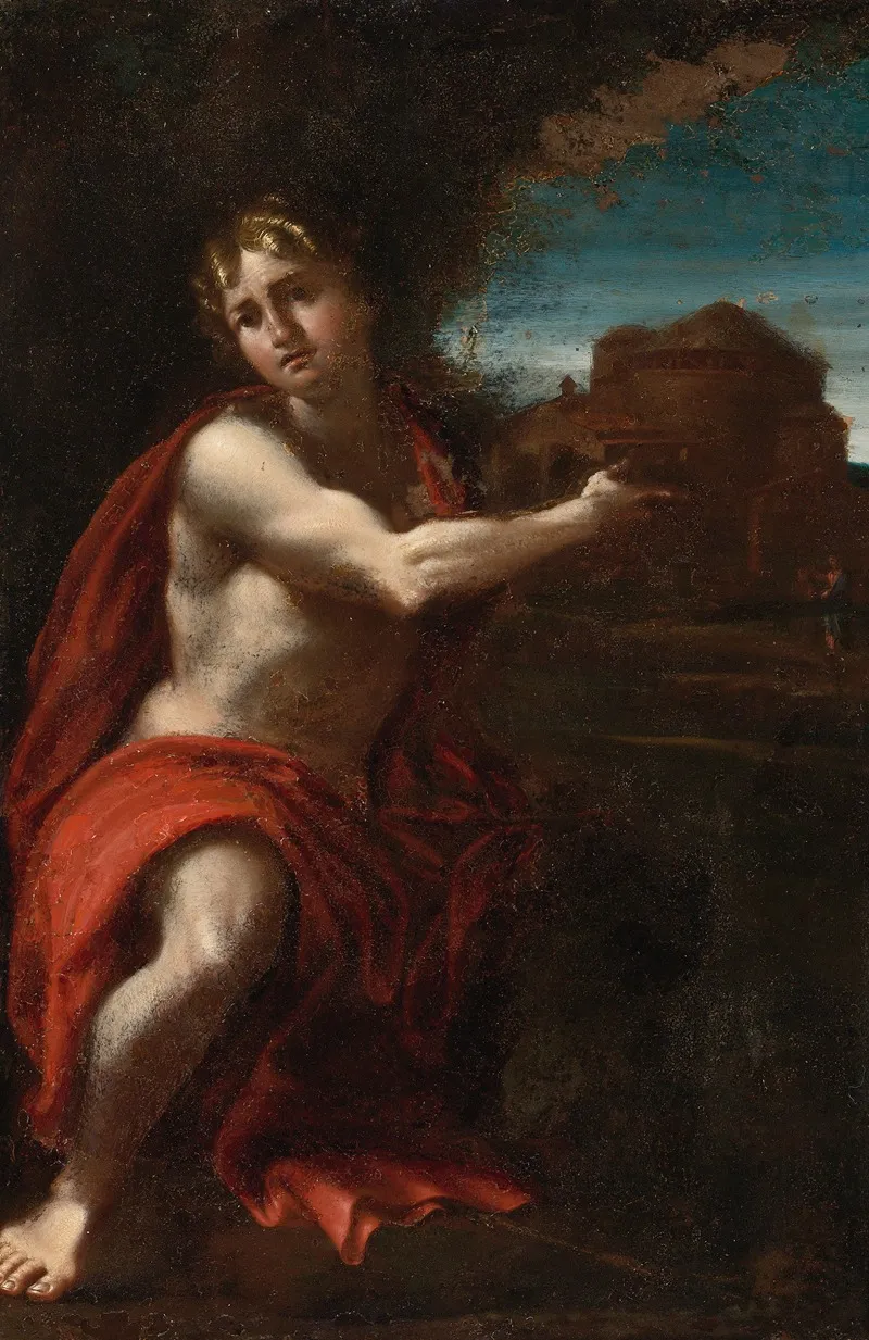 Saint John The Baptist 23 Wall Art by Circle of Annibale Carracci - High-Resolution Digital Print