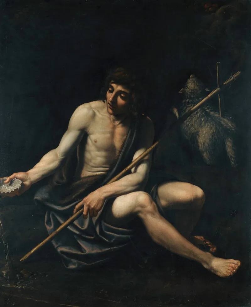 Saint John The Baptist 26 Wall Art by Roman School - High-Resolution Digital Print