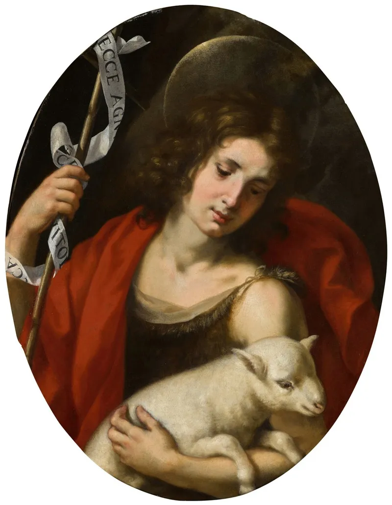 Saint John The Baptist 32 Wall Art by Jacopo Vignali - High-Resolution Digital Print