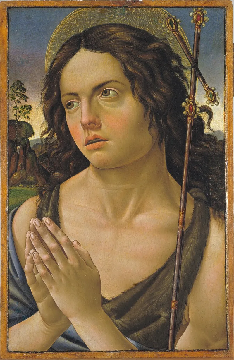 Saint John The Baptist 33 Wall Art by Raffaellino Del Garbo - High-Resolution Digital Print