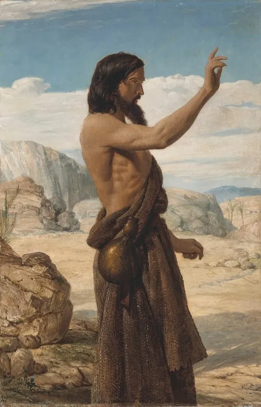 Saint John The Baptist 36 Wall Art by John Rogers Herbert - High-Resolution Digital Print
