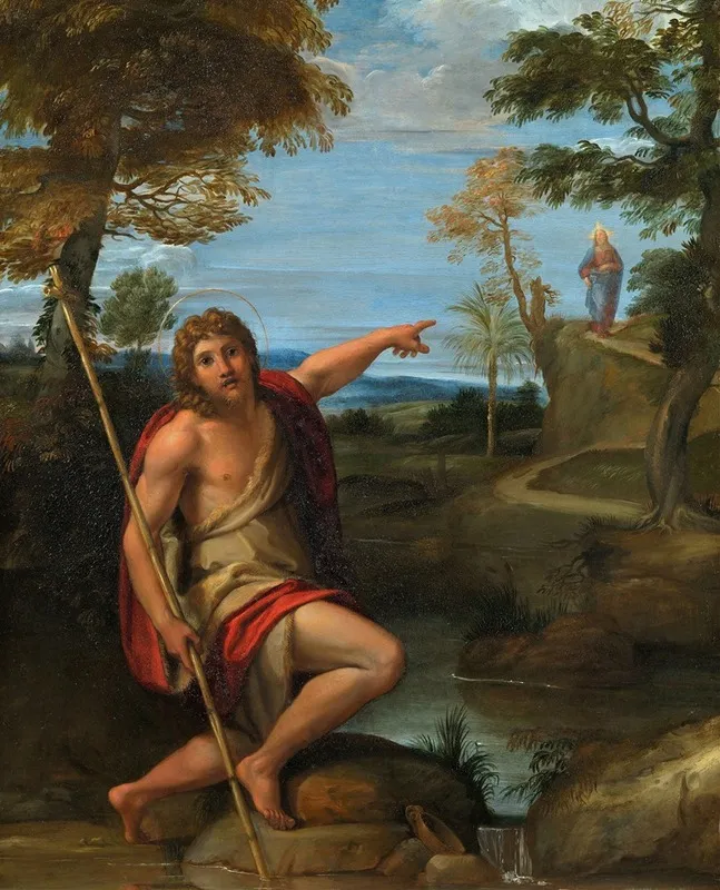 Saint John The Baptist Bearing Witness