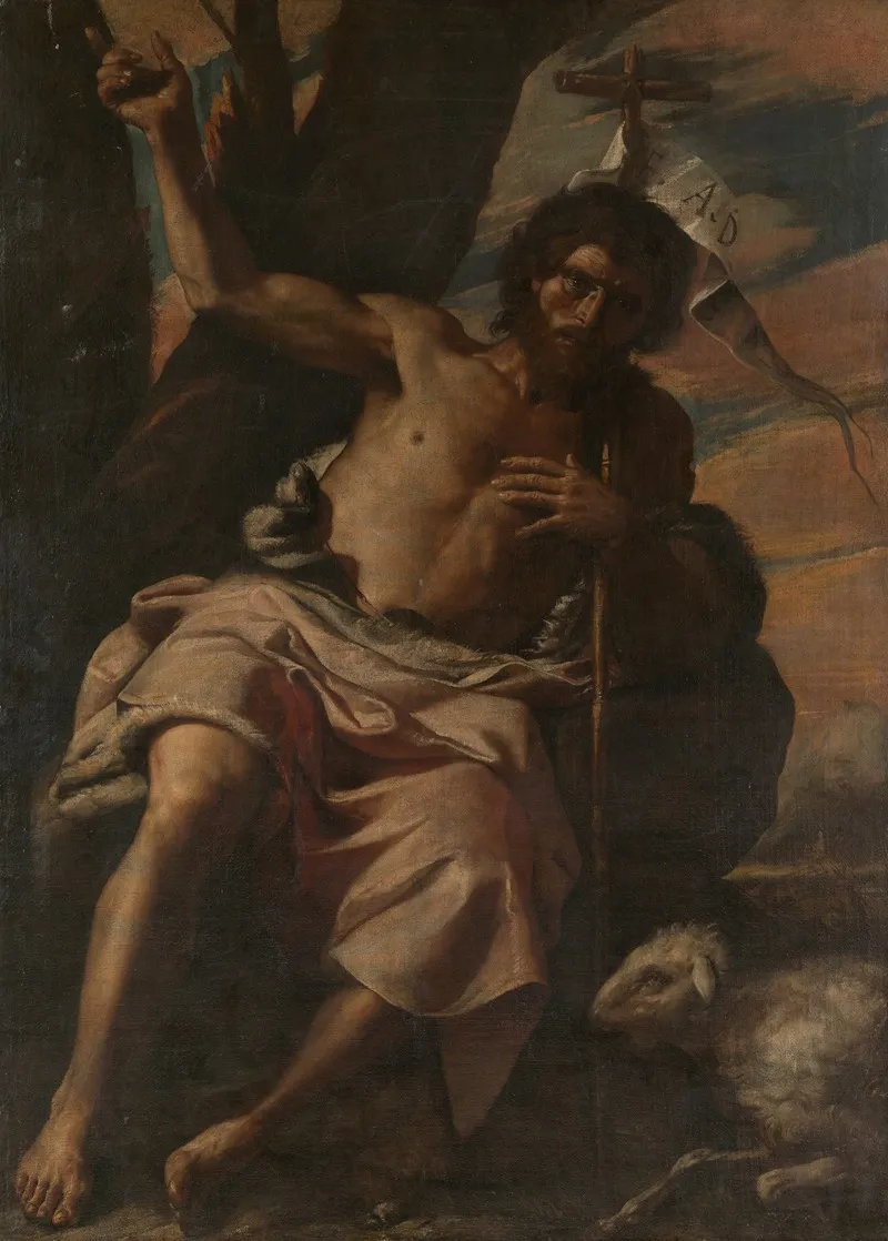 Saint John The Baptist Preaching 2 Wall Art by Mattia Preti - High-Resolution Digital Print