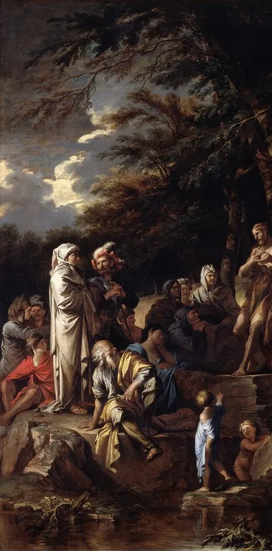 Saint John The Baptist Preaching In The Wilderness