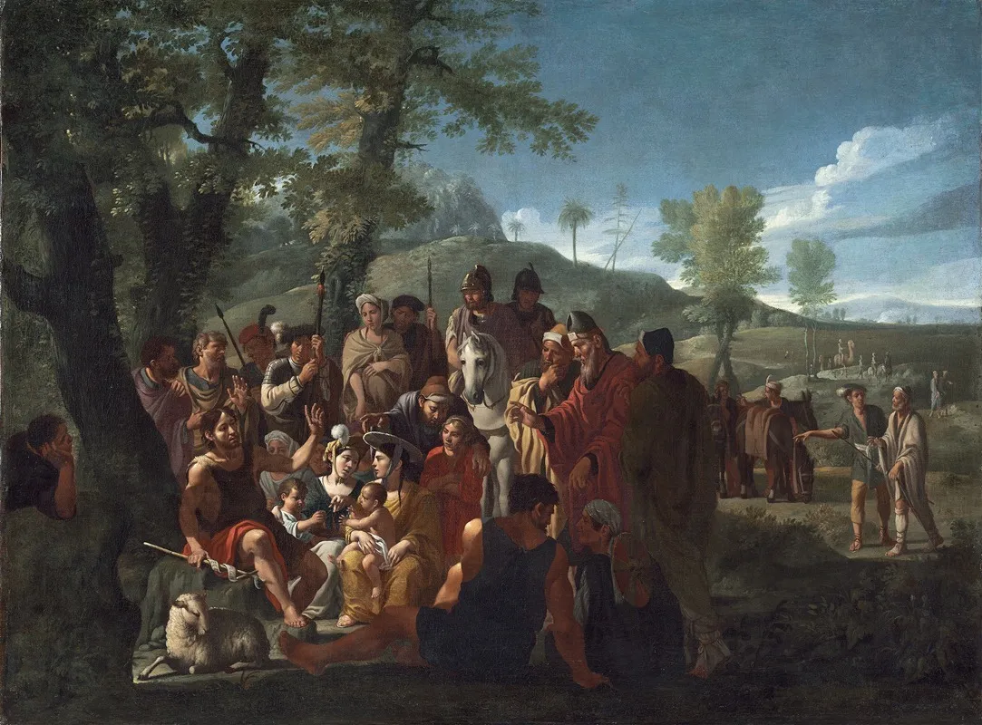 Saint John The Baptist Preaching Wall Art by Willem Reuter - High-Resolution Digital Print