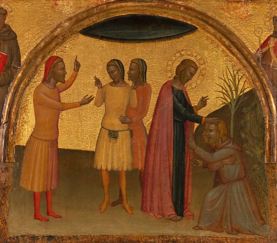 Saint John The Evangelist With Acteus And Eugenius Wall Art by Francescuccio Ghissi - High-Resolution Digital Print