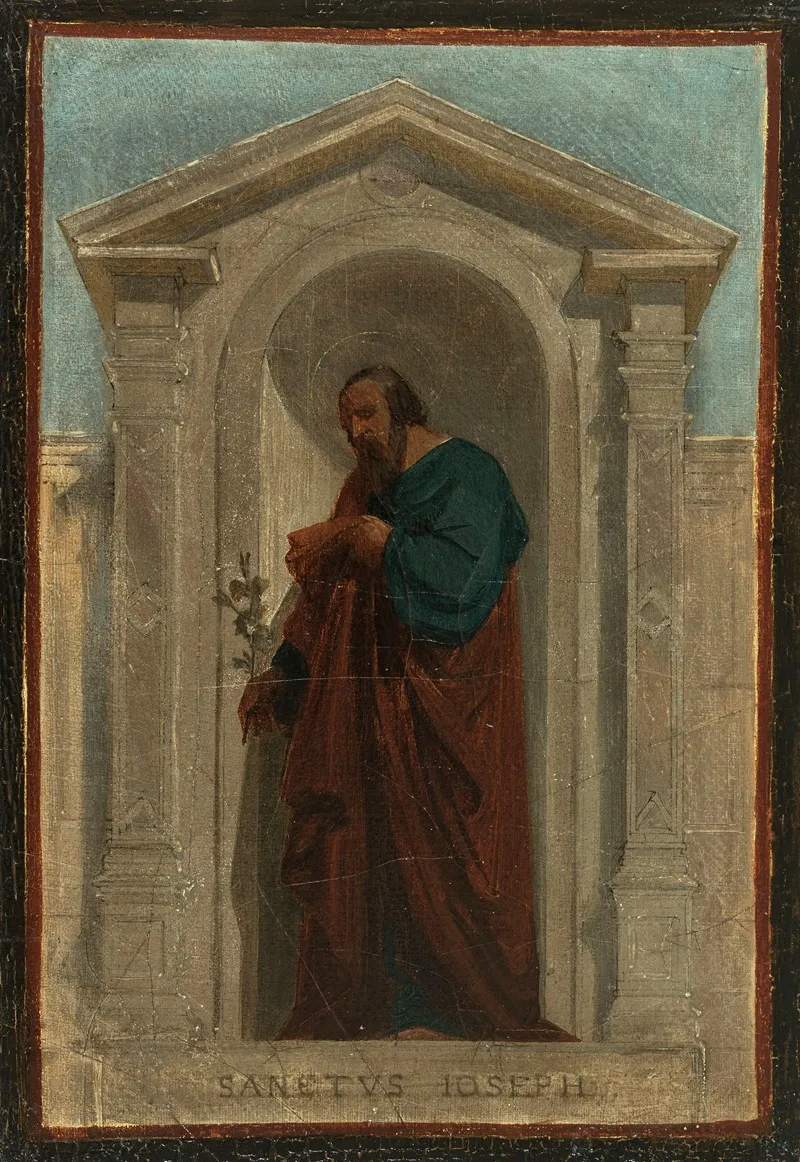 Saint Joseph 4 Wall Art by Nicolas Auguste Hesse - High-Resolution Digital Print