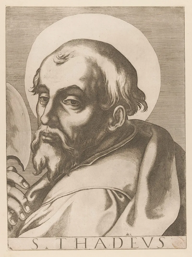 Saint Jude Taddeus 2 Wall Art by Raffaello Schiaminossi - High-Resolution Digital Print