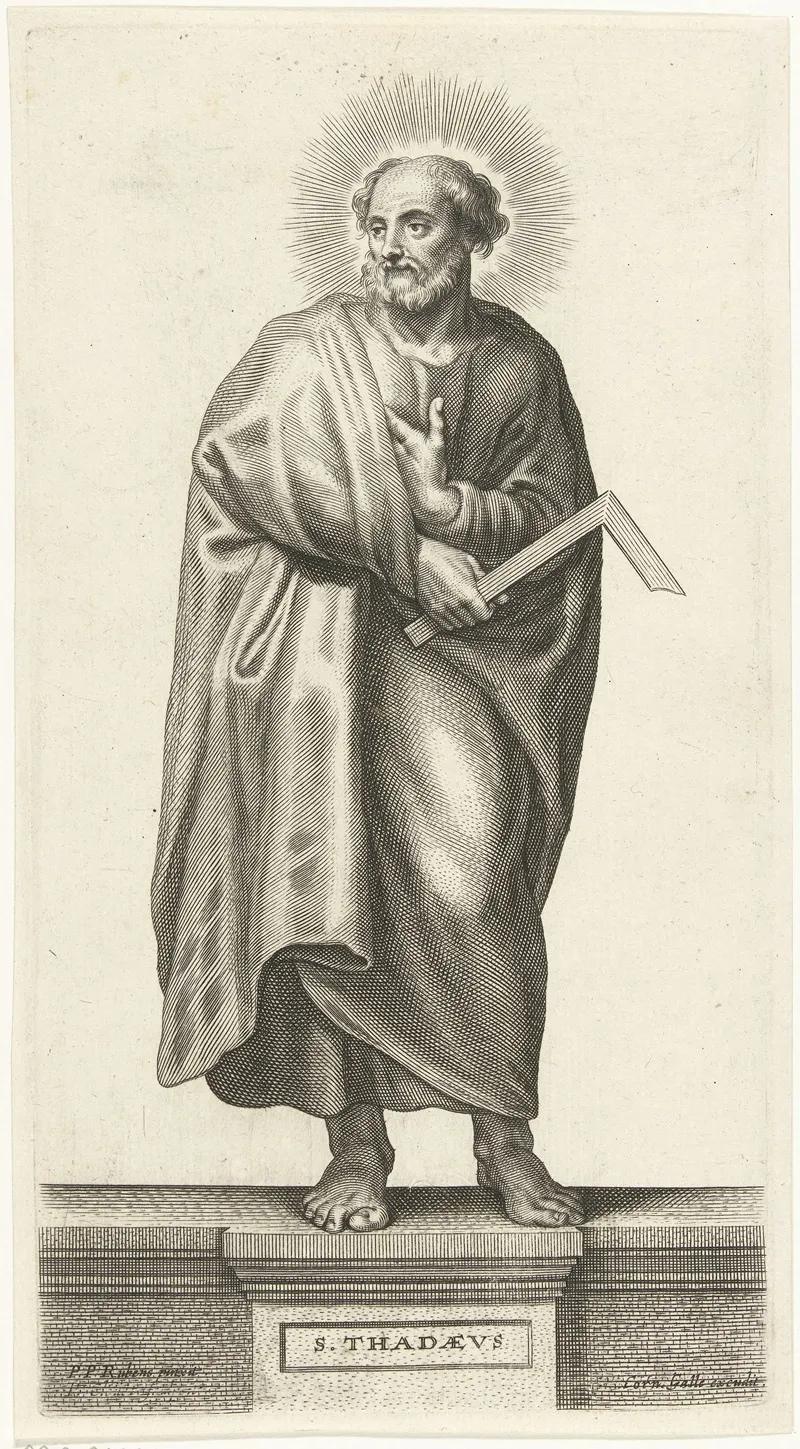 Saint Jude Taddeus Wall Art by Petrus Clouwet - High-Resolution Digital Print
