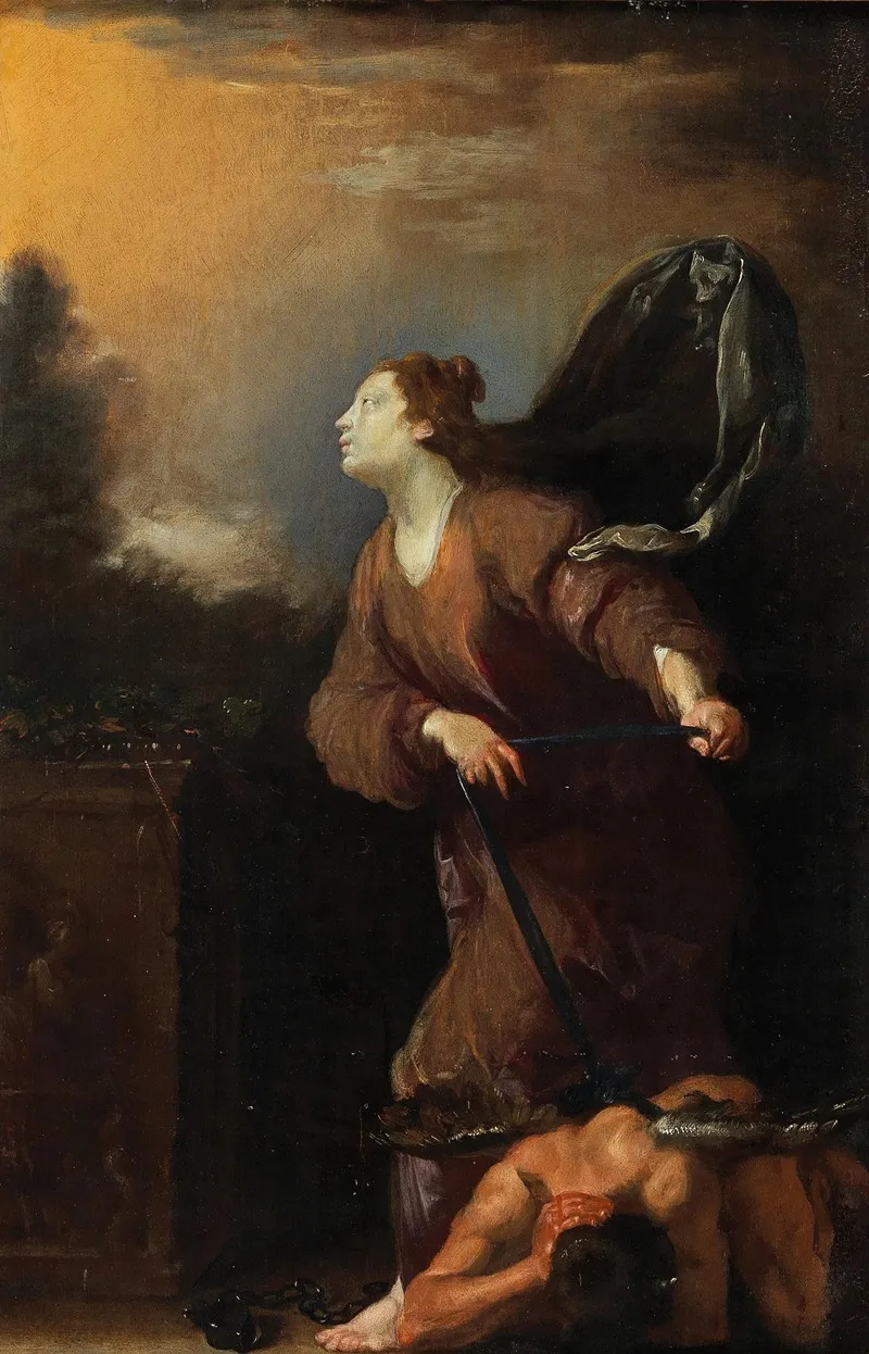 Saint Juliana Wall Art by Domenico Fetti - High-Resolution Digital Print