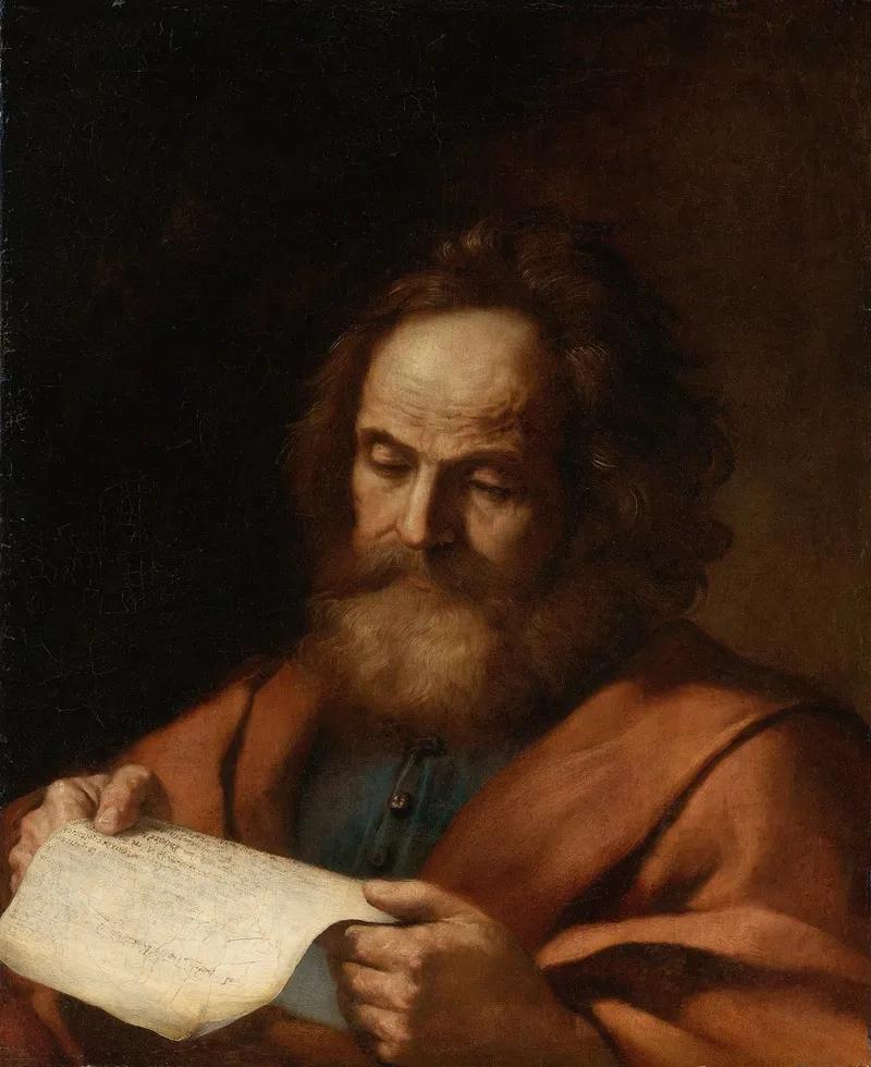 Saint Luke 5 Wall Art by Guercino - High-Resolution Digital Print